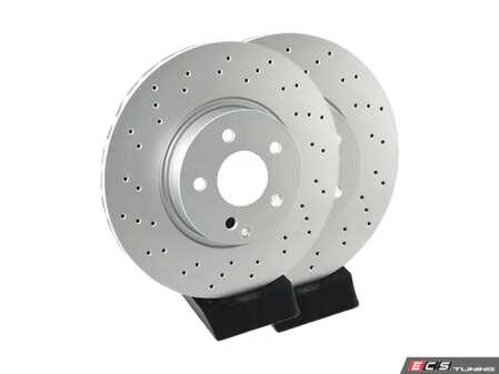 ES#4335628 - 000421111207KT5 - Front Brake Rotors - Pair (322x32) - Includes left and right front brake rotors - ATE - Mercedes Benz