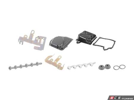 ES#3246840 - 02e325201dKT3 - DSG Transmission Pan Replacement Kit - Includes transmission pan, oil pump cover, and necessary hardware and gaskets - Assembled By ECS - Volkswagen