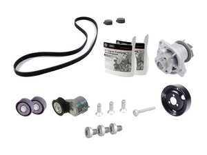 ES#2718053 - 022121011 - Water Pump Replacement Kit - Refresh your accessory belt system during your water pump replacement - Assembled By ECS - Volkswagen
