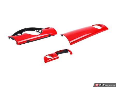 ES#2592988 - 51459141920KT - Interior Trim Kit - Chili Red 3 Piece Dash - Upgrade or replace your dash trim - Genuine MINI - MINI