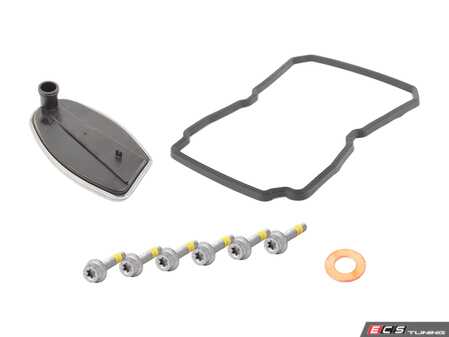 ES#2777140 - 1402770095KT3 - Automatic Transmission Filter Kit - Includes Elring transmission filter, Elring oil pan gasket, and OEM oil drain plug gasket - Assembled By ECS - Mercedes Benz