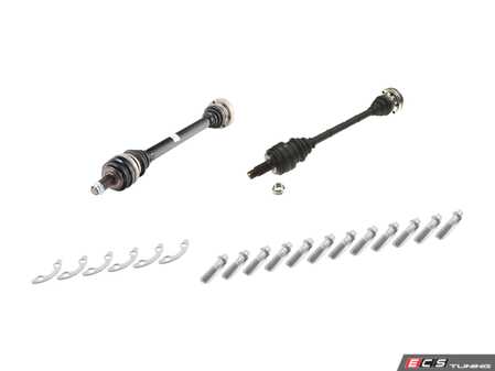 ES#4159350 - 33217547073sKT - Rear Axle Shaft Replacement Kit - Includes left and right axles and hardware - Assembled By ECS - BMW