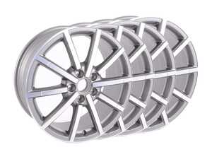 ES#2960308 - 8v0601025alkt - 18" 10-Spoke Wheels - Set Of Four - 18"x7.5" ET51 5x112 Silver - Genuine Volkswagen Audi - Audi