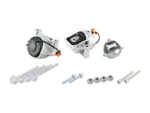ES#3690416 - 8r0199381aaktKT - Drivetrain Mount Kit - Reduce excessive vibrations with new engine & transmission mounts with related hardware - Assembled By ECS - Audi