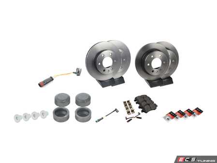 ES#3691582 - 9064210012KT11 - Front & Rear Brake Service Kit - Featuring ECS V5 rotors and Brembo pads - Assembled By ECS - Mercedes Benz