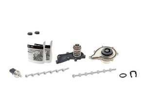 ES#4820374 - 06e121111atKT - Water Pump And Thermostat Kit - Includes genuine water pump, thermostat and hardware. - Genuine Volkswagen Audi - Audi