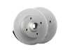 ES#4668278 - 6N0615601-P - Rear V5 Plain Brake Rotors - Set (226x10) - Precision manufactured and featuring a GeoSpec corrosion-resistant coating - ECS - Volkswagen