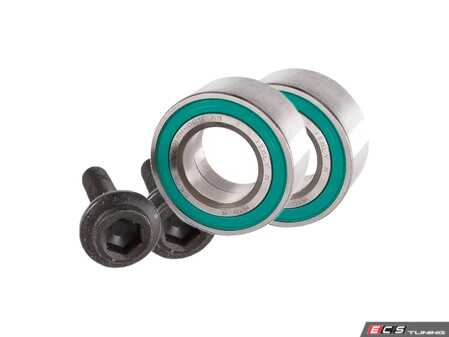 ES#2587182 - 8E0598625KT2 - Rear Wheel Bearing Kit - Includes both rear wheel bearings and hardware - Original Equipment Supplier - Audi