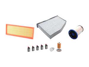 ES#2635424 - B7TDI40KKT2 - 40K Service Kit - Kit including oil and all the required filters to keep your TDI running efficiently - Genuine Volkswagen Audi - Volkswagen