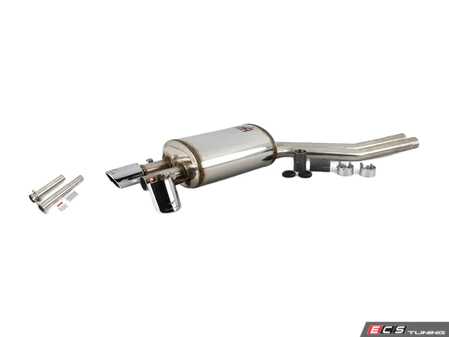 ES#4314874 - 840507KT - Performance Axle Back Exhaust System  - Lightweight stainless steel exhaust system with rear muffler - Supersprint - Mercedes Benz