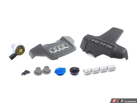 ES#2762272 - 06E103927KKT - Engine Cover Kit - Clean up your engine bay with new covers 7 caps! - Genuine Volkswagen Audi - Audi