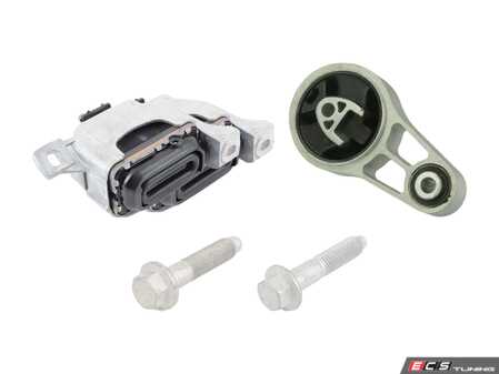 ES#4350583 - 22116778645KT - Drivetrain Mount Kit - Simple - Complete engine / drivetrain mount replacement kit - Assembled By ECS - MINI