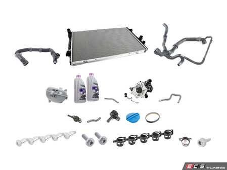 ES#3690626 - 5q0122051egKT - Cooling System Refresh Kit - Level 2 - This comprehensive kit eliminates weak spots in your cooling system - Assembled By ECS - Volkswagen