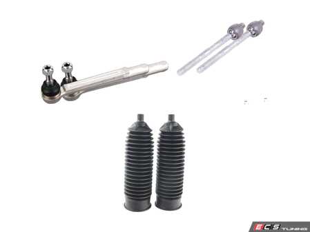 ES#3677333 - 99634713104KT2 - Tie Rod Service Kit - Kit includes Inner & Outer Tie Rod ends, boots, and hardware - TRW - Porsche