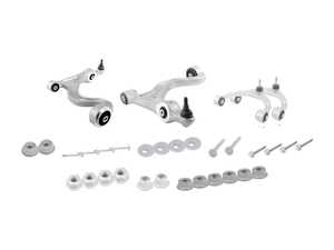 ES#3675591 - 97034105304KT5 - 2010-2013 970 Panamera Front Upper & Lower Control Arm Kit - A comprehensive kit includes front lower and upper control arms and all necessary hardware for installation - Genuine Porsche - Porsche
