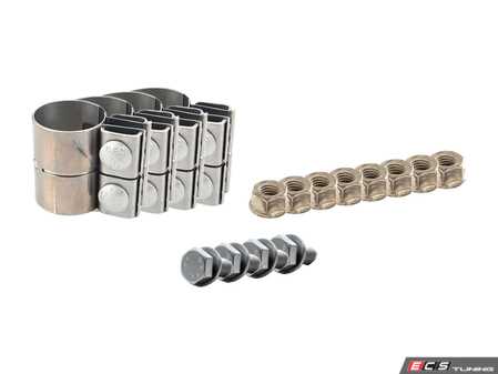 ES#2594096 - 18307560777KT3 - Rear Muffler Installation Kit - Includes mounting hardware and clamps - Genuine BMW - BMW
