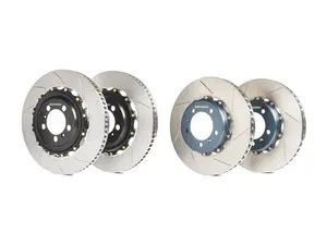 Front And Rear Slotted Two-Piece Rotors