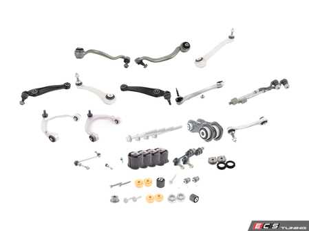 ES#2917700 - 31126863785KT3 - Front And Rear Suspension Refresh Kit - All the necessary high quality aftermarket parts to completely rebuild your front and rear suspension in one comprehensive package - Assembled By ECS - BMW
