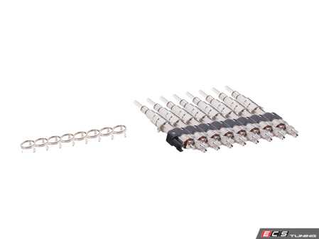 ES#3690047 - 13538648937KT - Fuel Injector Replacement Kit - Includes 8 injectors, seals, and decoupling rings - Genuine BMW - BMW