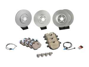 ES#4815910 - g01rps3KT - Front & Rear Brake Service Kit - Includes front & rear rotors, pads, wear sensors, and associated hardware. - Assembled By ECS - BMW