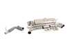 ES#2918050 - SSXAU3811KT2 - Turboback Exhaust System - Non-Resonated - 3" Large bore downpipe with Hi-Flow Sports cat and 3" stainless steel cat-back with dual 100mm Titanium tips - Milltek Sport - Audi