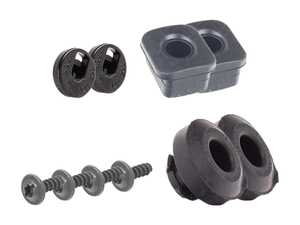 ES#3706608 - 8d0121200KT - Radiator Installation Kit - Don't reuse old worn radiator mounts or hardware - Genuine Volkswagen Audi - Audi
