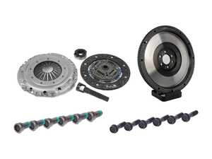 ES#4920806 - 053300LA02KT - MK6 07K Single-Mass Flywheel Conversion Kit - Stage 1 - Everything you need to install a lightweight flywheel in your MK6! Featuring an ECS single-mass flywheel, OE LuK clutch kit, and installation hardware. - Assembled By ECS - Volkswagen