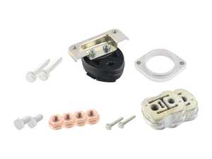 ES#2772164 - 2104920744KT4 - Center And Rear Muffler Installation Kit - All the hardware needed for replacing your center/rear muffler - Genuine Mercedes Benz - Mercedes Benz