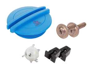 ES#2592617 - 1K0121407AKT4 - Expansion Tank Replacement Kit - Everything in one kit to replace your coolant expansion tank - Vaico - Audi