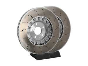 ES#4819416 - 4M0615301BJKT1 - Front Brake Rotor - Pair (374x36) - Restore your stopping power - SHW Performance - Audi