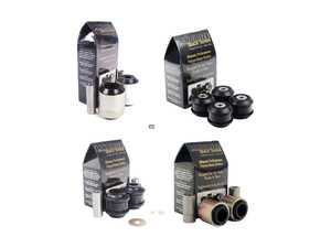 ES#2763555 - PFF3-203BX4KT - Performance Front Control Arm Bushing Kit - Race - Improve handling and control - Upgrade to a more engaging driving experience - Powerflex Black Series - Audi