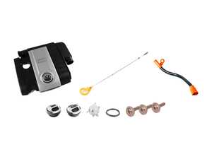 ES#2586450 - 06F133837AH1KT - ECS Engine Cover Kit - FSI - Wow people whenever you pop your hood - Assembled By ECS - Volkswagen