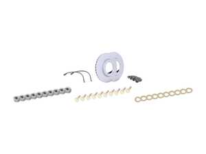 ES#2597623 - 477405083AFPKT - Performance Front Brake Service Kit - Featuring Zimmerman Z-Coated rotors and Hawk HPS brake pads  - Assembled By ECS - Porsche