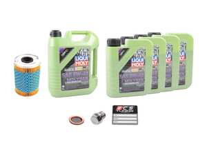 ES#4642927 - 0001800609KT - Liqui Moly Molygen Oil Service Kit (5w-40) - Includes Hengst filter and Liqui Moly Molygen New Generation 229.5 Spec oil - Assembled By ECS - Mercedes Benz