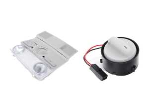 ES#4006878 - 1k0947106ewrcKT - Overhead Light Assembly - Pearl Grey - Roof mounted lighting center cluster for models with sliding roof. - Genuine Volkswagen Audi - Volkswagen
