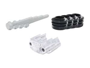 ES#2763165 - 2033232740KT - Front Sway Bar Installation Kit - Includes new brackets, hardware and dust boots - Genuine Mercedes Benz - Mercedes Benz
