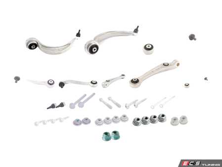 ES#2712645 - 8K0407505AKT3 - Complete Front Control Arm Kit - Includes new control arms with hardware - Genuine Volkswagen Audi - Audi