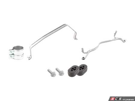 ES#3559745 - 18201490023KT - Exhaust Muffler Clamp Kit - Left - All in one kit to replace your upper and lower clamp - Assembled By ECS - MINI