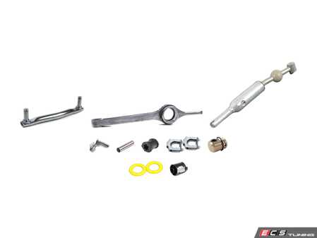 ES#4158517 - 25117507695KT10 - Complete Shifter Rebuild Kit - Everything you need to rebuild your shifter assembly, complete with selector rod, shift arm, and E60 shift lever - Assembled By ECS - BMW