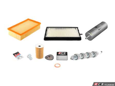 ES#2723030 - E36M42IN2PDgKT - "Dry" Inspection 2 Service Kit  - Includes spark plugs and all filters - add your preferred fluids for a complete service. For engines with plastic oil filter housing. - Genuine BMW - BMW