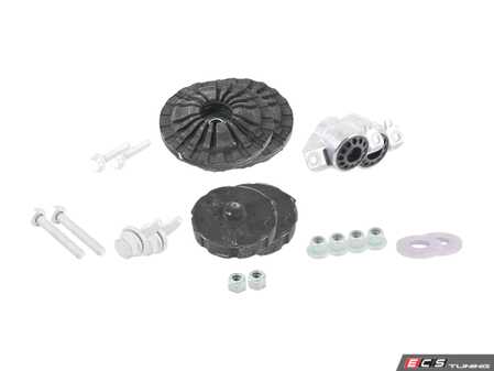 ES#3677945 - 8k0412377ckt2KT - Cup Kit/Coilover Installation Kit - Includes shock/strut mounts, spring pads, and hardware - Assembled By ECS - Audi