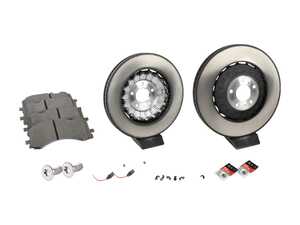 ES#5386508 - 4M0615301BMKT5 - Front & Rear Brake Service Kit - 4M Audi SQ7/SQ8 - Featuring Genuine Audi Rotors, pads, and wear sensors - Genuine Volkswagen Audi - Audi