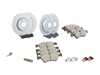 ES#4643494 - 1644211312KT13 - Front & Rear Brake Service Kit - Featuring Zimmerman rotors, and Akebono Euro Ceramic pads - Assembled By ECS - Mercedes Benz