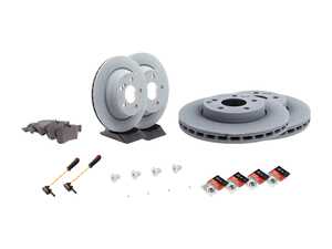 ES#4643458 - 211421081264KT13 - Front & Rear Brake Service Kit - Featuring Genuine Mercedes-Benz rotors, and Genuine Mercedes-Benz pads - Genuine Mercedes Benz - Mercedes Benz