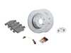 ES#4830287 - 0004212012KT7 - Rear Brake Service Kit - Featuring Zimmerman Rotors, and OE Semi-Metallic Pads! - Zimmermann - Mercedes Benz