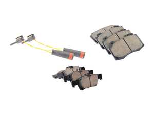 ES#2765542 - 00542095201KT - Front & Rear Brake Pad Kit  - Featuring Akebono-Euro Ceramic Pads - Assembled By ECS - Mercedes Benz