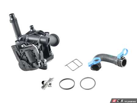 ES#4464586 - 11517643067KT - Mechanical Water Pump & Thermostat Kit - Gen1 B58 - Includes the water pump (with support housing), gaskets, hoses, and the thermostat also known as the "heat management module" - Genuine BMW - BMW