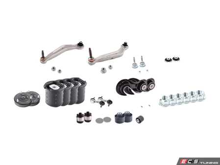 ES#2602147 - 33522229854KT3 - Rear Suspension Refresh Kit - Level 2 - Kit for a more complete rear suspension rebuild using quality aftermarket components - Assembled By ECS - BMW