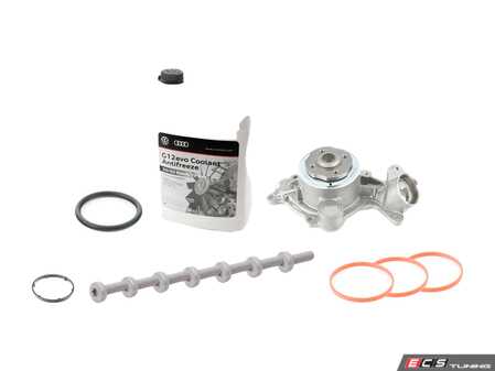 ES#4699391 - 06M121013D1KT - Water Pump Kit - Maintain proper operating temperature with a new water pump and hardware - Assembled By ECS - Audi