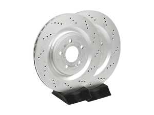 ES#4817936 - 2474230400KT - Rear Brake Rotors - Pair (330 X 22 Mm) - does not include rotor secure screws - Genuine Mercedes Benz - Mercedes Benz